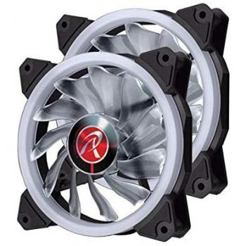 Raijintek Raij IRIS 12 RBW ADD-2, 120x120x25, PC Lüfter, Schwarz