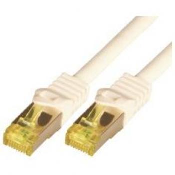 Câble d’extension RJ‑45 (M) M-CAB – Cat 7 SFTP, PiMF, sans halogène, moulé, blanc