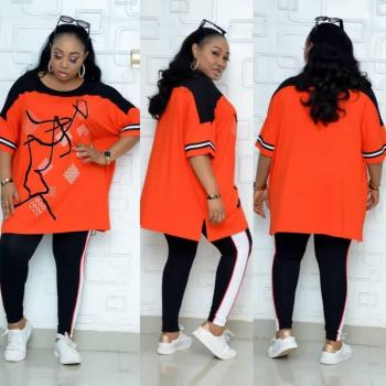 African Plus Size Dashiki Outfit