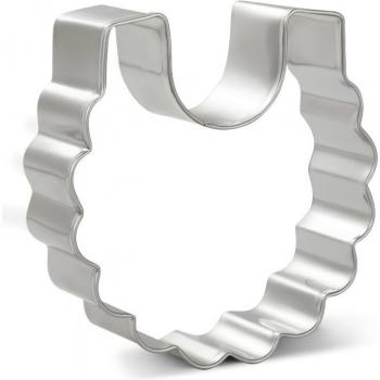 KENIAO Edelstahl Ausstechform Lätzchen für Geburtstagsfeiern