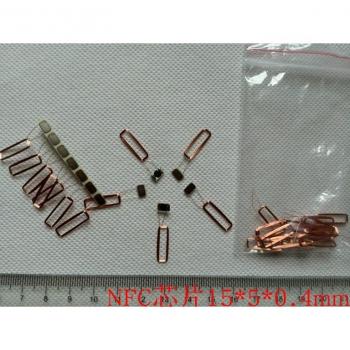 15*5*0.4mm 13.56MHz NFC Tag 213 COB Antenna IC Passive Tag ISO14443A - 10pcs