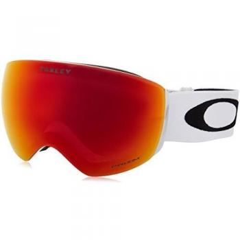 Oakley Flight Deck Prizm Ski Goggles Matte White Prizm Torch Iridium