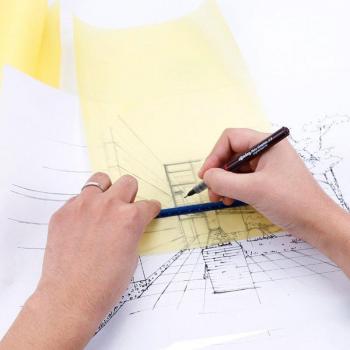 Papel de boceto supertransparente para caligrafía
