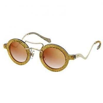 Óculos de Sol Feminino Dourados Miu Miu MU02VS 155AD2