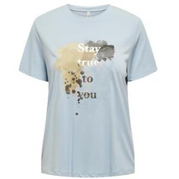 ONLY Kurzarmshirt »ONLFREE LIFE REG S/S LEAF TOP BOX JRS«