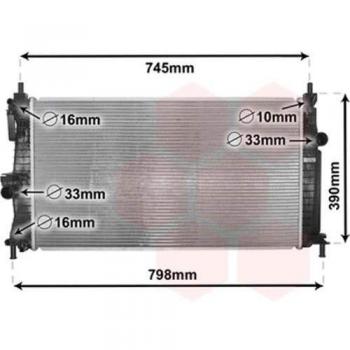 International Radiators 27002254 Engine Cooling Radiator