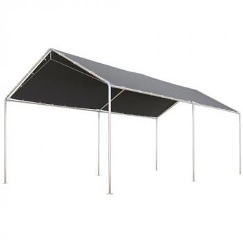 Pabellón Gazebo de Garaje 3×6 m con Toldo PE y Marco Acero Galvanizado