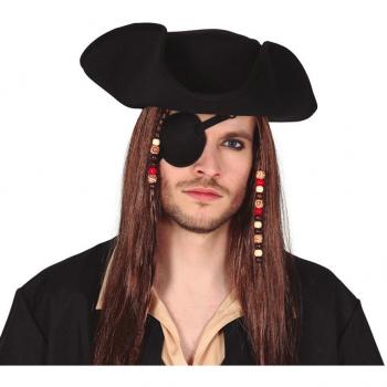 Parche negro pirata de tela para disfraces 16952 GUIRCA