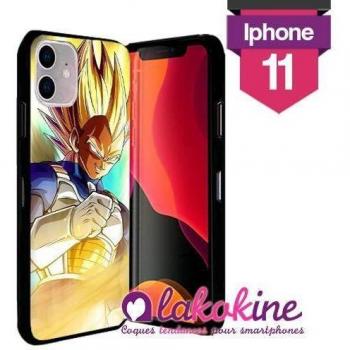 Carcasa de silicona iPhone 11 estilo Dragon Ball Goku Energía