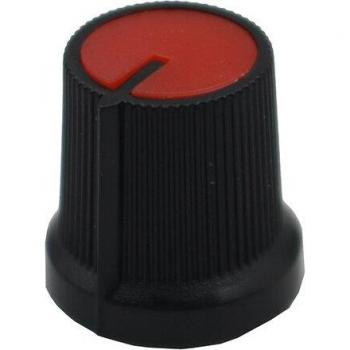 Set de 12 Potenciómetros de Volumen con Perilla Negra y Agujero de 6mm en Seis Colores