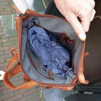 Spikes & Sparrow Laptoprucksack, echtes Leder schwarz