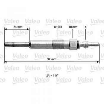 VALEO Bougie de préchauffage VW,AUDI,FORD 345104 N10140101,N10140102,N10140103 Bougie de préchauffage diesel,Bougie de chauffe N10140105,1037204