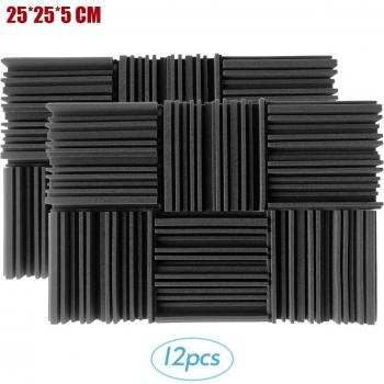 24PCS Soundproof Foam Panels 30x30cm