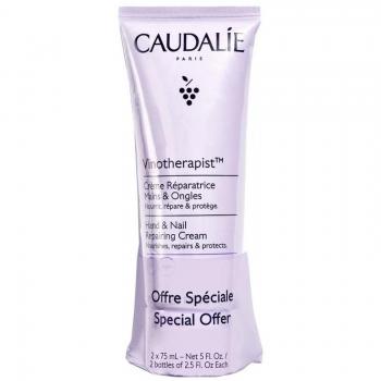 Caudalie DUPLO Crema Reparadora Manos y Uñas Vinotherapist 2x75 ml