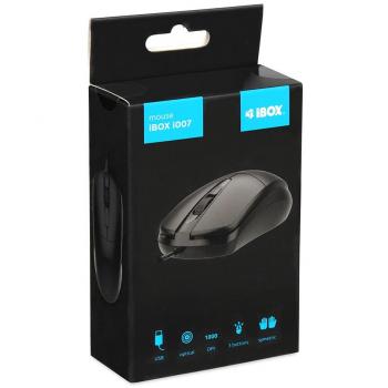 Ratón Ibox i010 Rook cableado negro