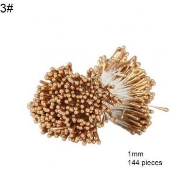 Fleur dorée en mousse pour bricolage