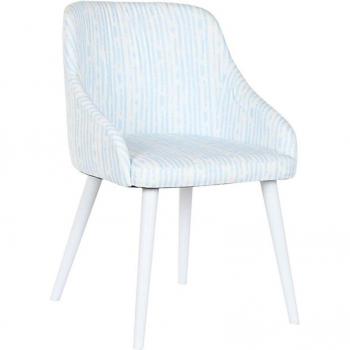 Dkd Home Decor - Polyester Metallstuhl 53x57x79 Blau