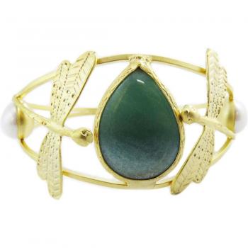 Golden Cléopatra Dragonfly Wristband
