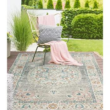 Tapis Moderne Extra Doux – Salsa Outdoor Gris Rectangulaire 160x230 cm