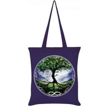 Mochila Mística Árbol de la Vida Verde/Rosa Grindstore