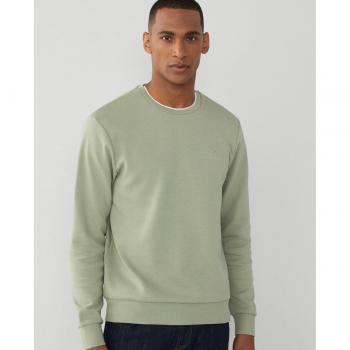 Sudadera de hombre cuello redondo con logo bordado Hackett