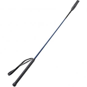 Fouet Nylon Bleu Royal 65 cm avec poignée courante