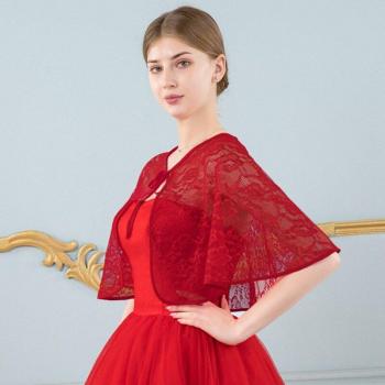 Summer Lace Bridal Cape for Women