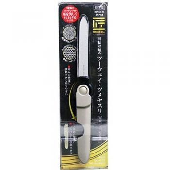 Green Bell Craftsmanship Rotating Retractable Two-Way Nail File G‑1038