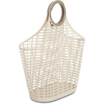 Newest Medium Plastic Portable Hand Kitchen Storage Shopping Basket