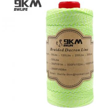 Dacron Drachenlinie 120lb 1000ft, geflochten, grün, für Drachenfliegen