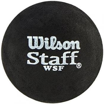 Wilson Staff Beginner Squash Balls, Black (Yellow Dot), Pack of 1
