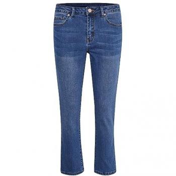 Jeans court femme KAFFE Sinem Bleu