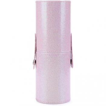 Portable PU Leather Makeup Brush Holder