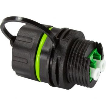 LogiLink LWL Kupplung mit Schutzkappe, LC-Duplex, IP68 LC-Duplex Kupplung - LC-Duplex Kupplung, für 10G Glasfaser - 1 Stück (FA05LC1)