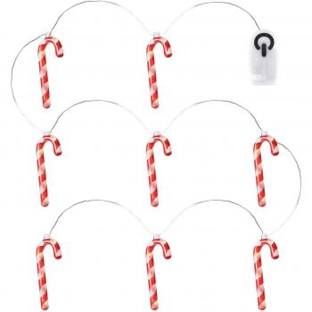 Weihnachtslichterkette Hannah Candy Cane