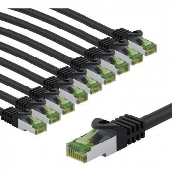 Cavo di Rete CAT 8.1 Certificato GHMT S/FTP 1m Nero
