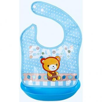 Waterproof Baby Feeding Bibs with Pocket