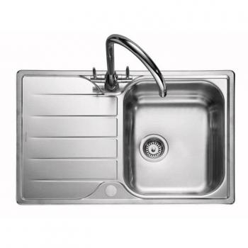 Michigan Stainless Steel Reversible 1 Bowl Inset Kitchen Sink