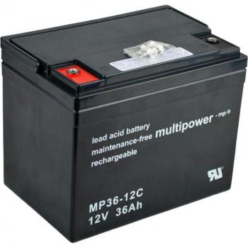 Multipower MP36-12C 12 Volt 36Ah Bleiakku