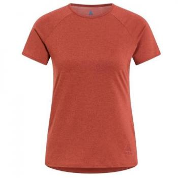 Camiseta de Manga Corta Mujer Odlo Essential 365 Marrón