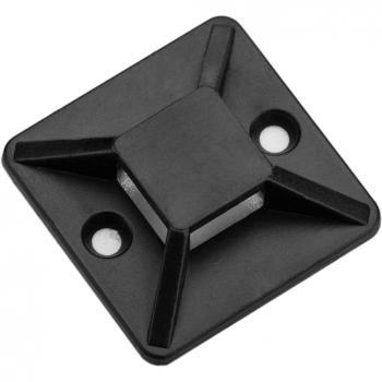 BeMatik - 100 selbstklebende Basen 25x25mm für 6,2mm Flansche