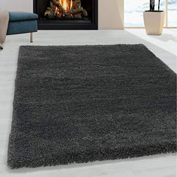 Ayyildiz Hochflor-Teppich FLUFFY 3500, rechteckig, 50 mm, Langflor, Shaggy, grau, 120 x 170 cm