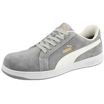 Puma Safety Shoes Iconic Low Grey Size 8