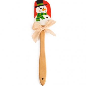 Racloir en silicone pour pâtisserie avec motifs de Noël