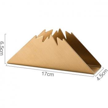 Estante Decorativo en Oro para Mesa de Banquete