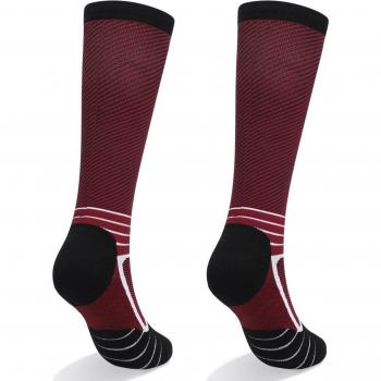 YUEDGE High Elasticity Knee High Compression Cycling Socks for Men and Women