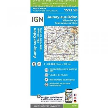 Aunay-sur-Odon Villers-Bocage Saint-André-sur-Orne 1:25 000