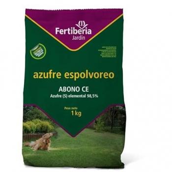 FERTIBERIA Azufre Espolvoreo contra Oidio Araña Roja Ácaros y Otros Jardinería Exterior