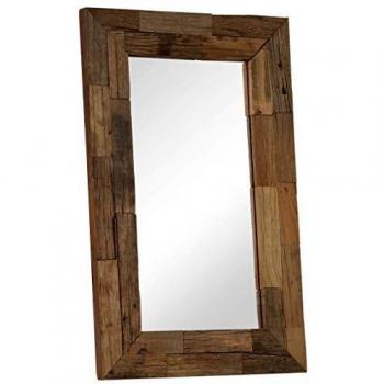 Espejo de Madera Maciza 50x80 cm