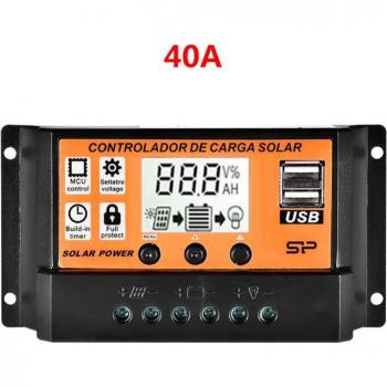 Regulador de Panel Solar LCD 10‑100 A